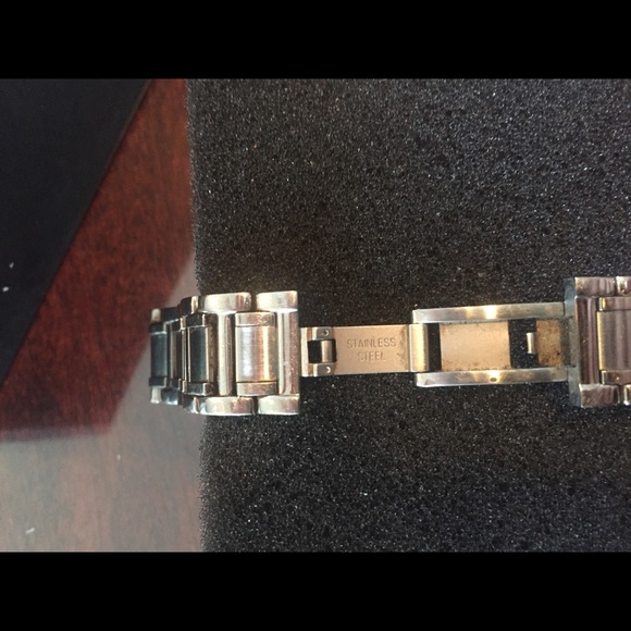Bulova watch  stainless steal with diamonds